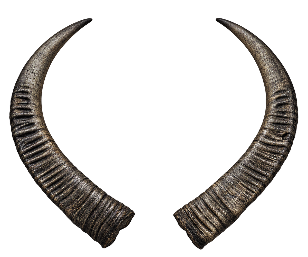 Afrikanischer Wasserbüffel 2 - 60cm Schlauchlänge